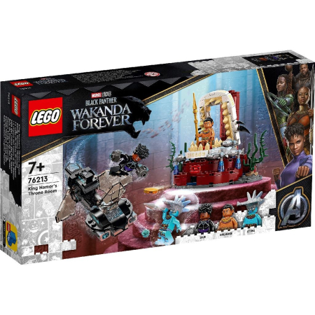Seturi de construcție și cuburi - LEGO SUPER HEROES SALA TRONULUI REGELUI NAMOR 76213