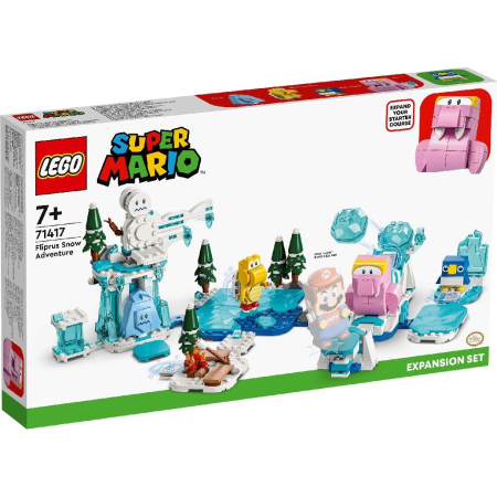Seturi de construcție și cuburi - LEGO SUPER MARIO SETUL DE EXTINDERE MORSEL SI AVENTURA LUI IN ZAPADA 71417