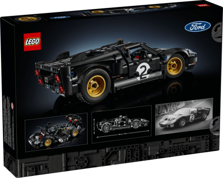 Seturi de construcție și cuburi - LEGO TECHNIC MASINA DE CURSE 1966 FORD GT40 MKII 42223