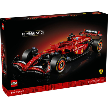 Seturi de construcție și cuburi - LEGO TECHNIC MASINA F1 FERRARI SF-24 42207