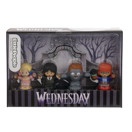Figurine cu eroi si personaje - LITTLE PEOPLE WEDNESDAY SET 4 FIGURINE
