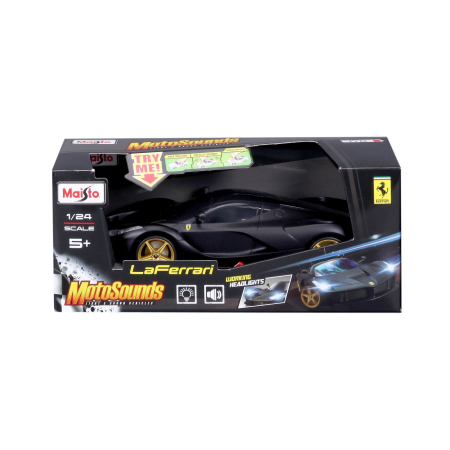 Masinute, Motociclete, Elicoptere, Avioane - MAISTO MASINUTA CU SUNETE SI LUMINI FERRARI LAFERRARI SCARA 1 LA 24