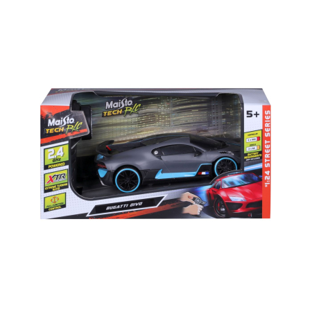 Mașinuțe cu telecomandă - MAISTO MASINUTA CU TELECOMANDA 2.4GHz BUGATTI DIVO SCARA 1 LA 24