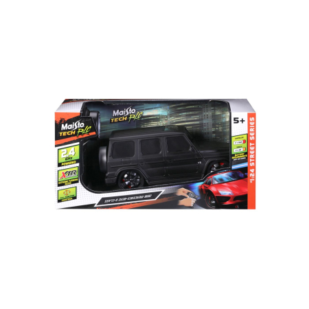 Mașinuțe cu telecomandă - MAISTO MASINUTA CU TELECOMANDA 2.4GHz MERCEDES BENZ G CLASS 2018 SCARA 1 LA 24