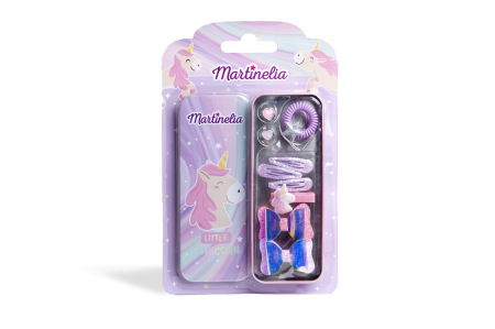 Cosmetice pentru copii - MARTINELIA LITTLE UNICORN PENAR CU ACCESORII PENTRU PAR