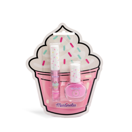Cosmetice pentru copii - MARTINELIA YUMMY SET LAC DE UNGHII SI LUCIU DE BUZE