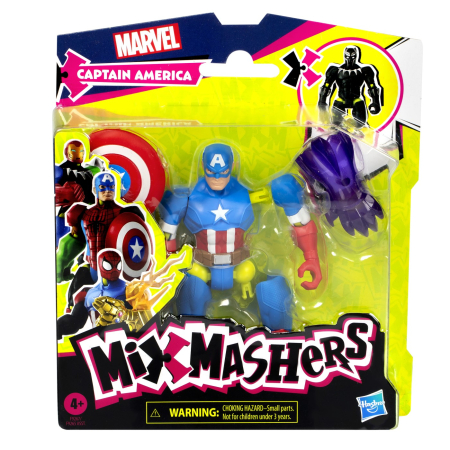 Figurine cu eroi si personaje - MARVEL AVENGERS MIX MASHERS FIGURINA CAPITAN AMERICA 12CM