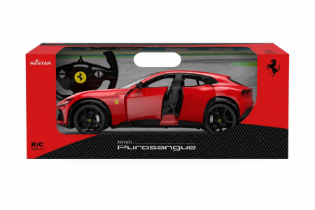 Mașinuțe cu telecomandă - MASINA CU TELECOMANDA  FERRARI PUROSANGUE SCARA 1 LA 14