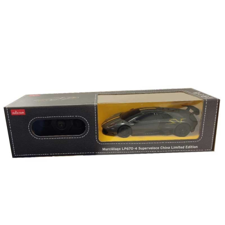 Mașinuțe cu telecomandă - MASINA CU TELECOMANDA LAMBORGHINI MURCIELAGO LP670-4 SUPERVELOCE CHINA LIMITED EDITION CU SCARA 1 LA 24