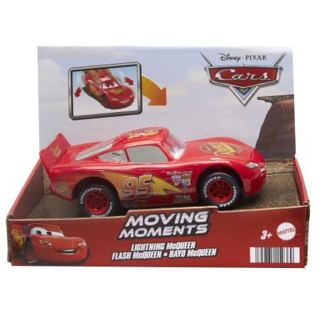 Masinute, Motociclete, Elicoptere, Avioane - MASINUTA METALICA CARS3 FULGER MCQUEEN CU OCHI SI GURA MOBILA