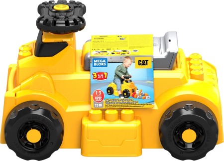 Seturi de construcție și cuburi - MEGA BLOKS VEHICUL DE CONSTRUIT CAT 10 PIESE