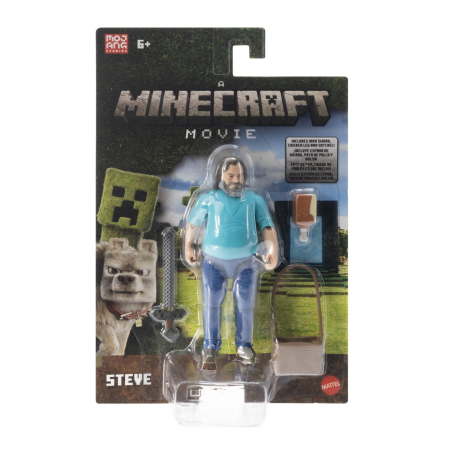 Figurine cu eroi si personaje - MINECRAFT SET FIGURINA STEVE CU ACCESORII