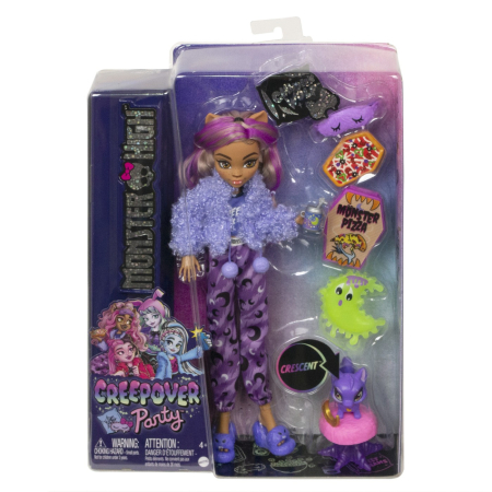Papusi si accesorii - MONSTER HIGH CREEPOVER PARTY CLAWDEEN