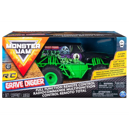 Jucarii - MONSTER JAM RC MASINUTA GROPARUL 1:24