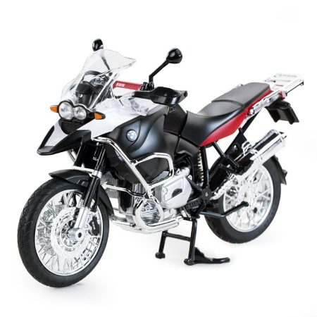Masinute, Motociclete, Elicoptere, Avioane - MOTOCICLETA METALICA  BMW RS1200 GS ROSU SCARA 1 LA 9