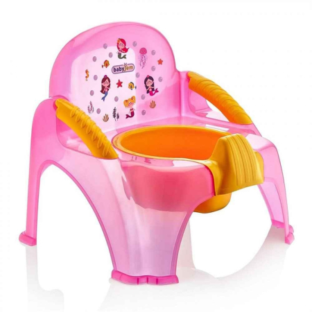 Olițe și reductoare - Olita pentru copii BabyJem (Culoare: Bleu transparent)