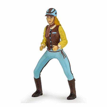 Figurine cu eroi si personaje - PAPO FIGURINA CALAREATA ALBASTRA
