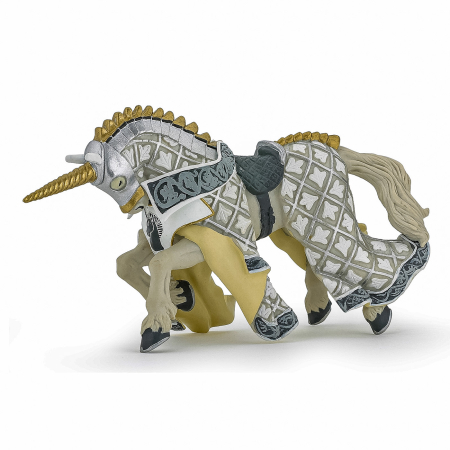 Figurine cu eroi si personaje - PAPO FIGURINA CALUL CAVALERULUI UNICORN