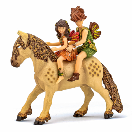 Figurine cu eroi si personaje - PAPO FIGURINA COPIII ELF SI PONEI