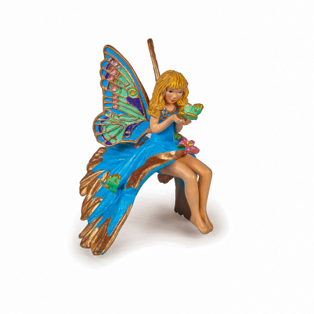 Figurine cu eroi si personaje - PAPO FIGURINA ELF COPIL ALBASTRU