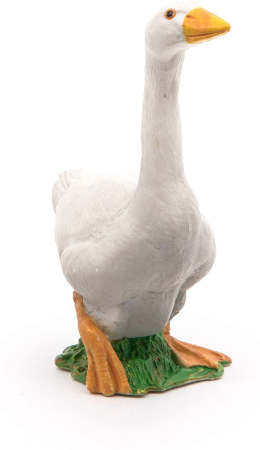 Figurine cu eroi si personaje - PAPO FIGURINA GASCA ALBA