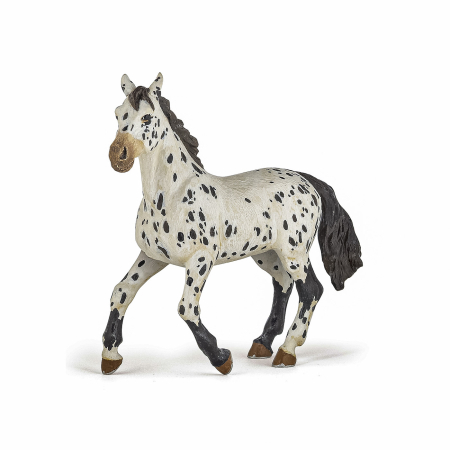 Figurine cu eroi si personaje - PAPO FIGURINA IAPA APPALOOSA NEAGRA
