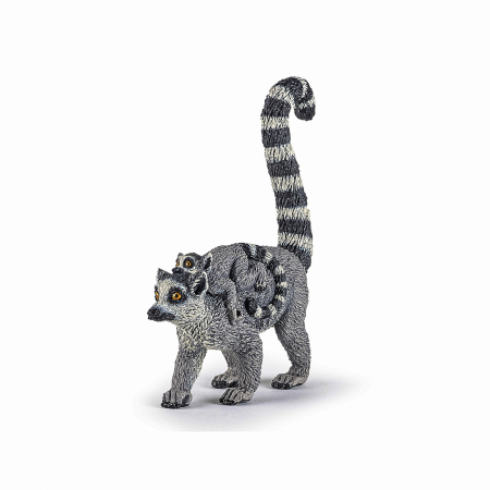 Jucarii - PAPO FIGURINA LEMUR CU PUI