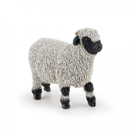 Jucarii - PAPO FIGURINA OAIE DIN VALAIS CU NASUL NEGRU