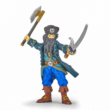 Figurine cu eroi si personaje - PAPO FIGURINA PIRAT BARBA NEAGRA