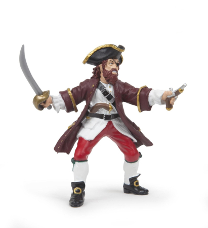 Jucarii - PAPO FIGURINA PIRATUL BARBA ROSIE