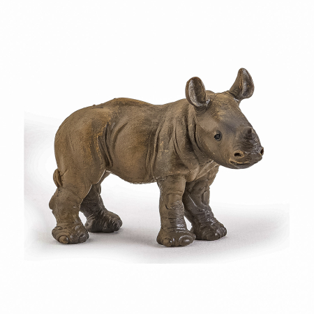 Jucarii - PAPO FIGURINA PUI DE RINOCER
