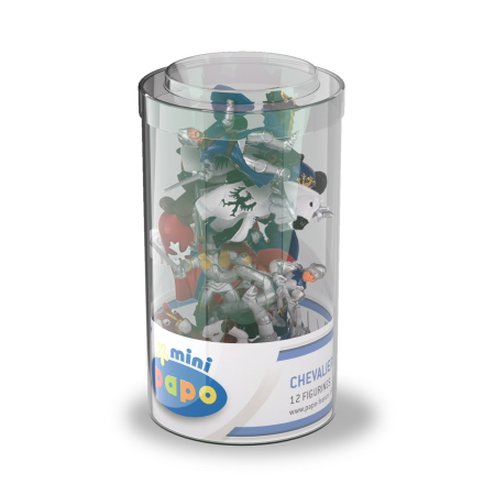 Jucarii - PAPO FIGURINA SET 12 MINIFIGURINE CAVALERI 12 PIESE