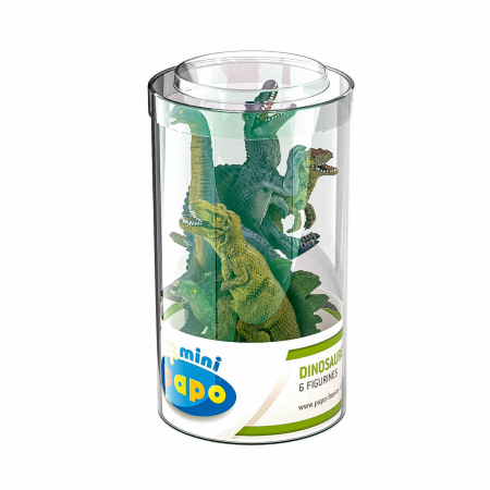 Figurine cu eroi si personaje - PAPO FIGURINA SET 6 MINI FIGURINE DINOZAURI