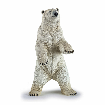 Jucarii - PAPO FIGURINA URS POLAR IN PICIOARE