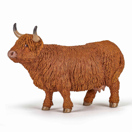 Jucarii - PAPO FIGURINA VACA SCOTIANA HIGHLAND