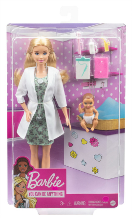 Papusi si accesorii - PAPUSA BARBIE DOCTOR PEDIATRU
