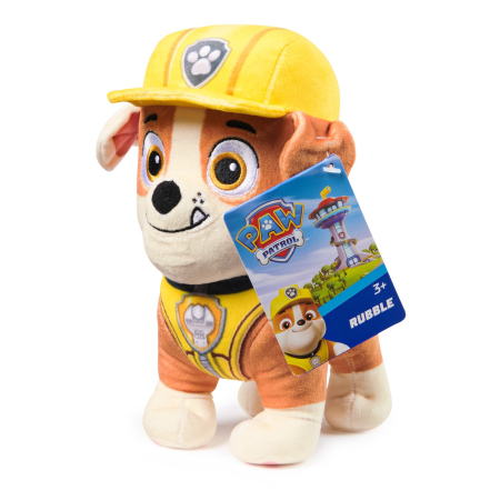 Jucarii de plus - PATRULA CATELUSILOR JUCARIE DE PLUS RUBBLE 17CM