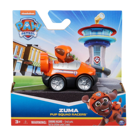 Jucarii - PATRULA CATELUSILOR PUP SQUAD RACERS VEHICUL CU FIGURINA ZUMA