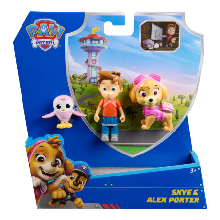 Jucarii - PATRULA CATELUSILOR SET 3 FIGURINE SKYE SI ALEX PORTER