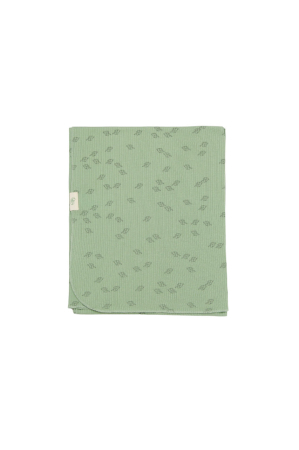 Camera bebelușului - Paturica Printed, BabyCosy, 50% modal+50% bumbac, Verde, 85X85 cm
