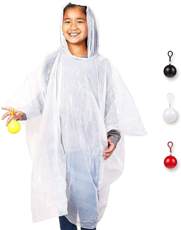 Alte accesorii copii - Pelerina de ploaie in bila breloc(Galben)