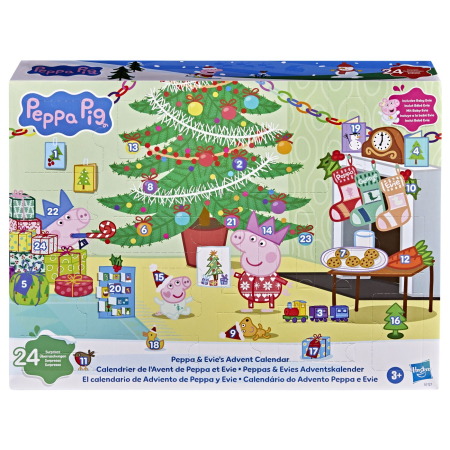 Jucării creative și jocuri de rol - PEPPA PIG CALENDARUL DE ADVENT AL LUI PEPPA SI EVIE