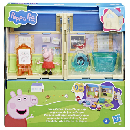 Figurine cu eroi si personaje - PEPPA PIG LOCUL DE JOACA APASA SI DESCHIDE AL LUI PEPPA