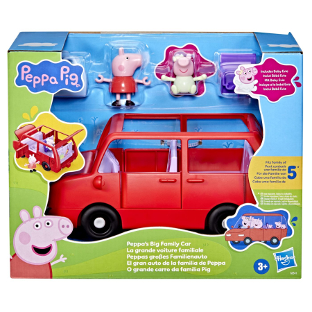 Figurine cu eroi si personaje - PEPPA PIG MASINA FAMILIEI PEPPA CU FIGURINE