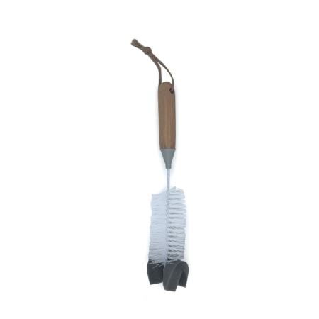 Accesorii hrănire bebeluși - PERIE DIN BAMBUS PT STICLE CU CAP BURETE, MELII