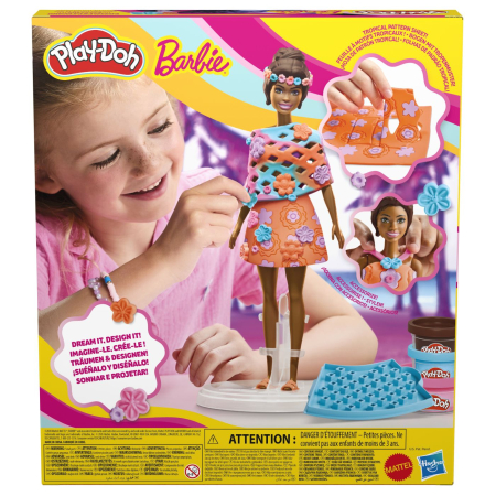 Jucării creative și jocuri de rol - PLAY DOH BARBIE SET CREATII VESTIMENTARE ZI DE PLAJA COCHETA