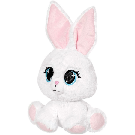 Jucarii de plus - PLUS IEPURAS MILA ALB 25CM