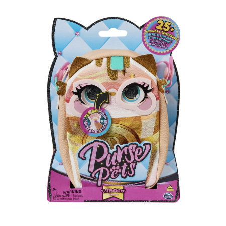 Jucarii si accesorii fetite - PURSE PETS BAG TRENDY TREATS PISICUTA CATPUCHINO