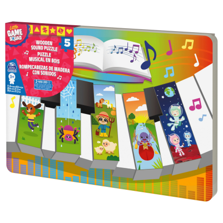 Puzzle - PUZZLE DIN LEMN IN FORMA DE PIAN CU SUNETE