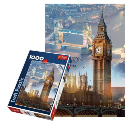 Puzzle - PUZZLE TREFL 1000 ZORI DE ZI LA LONDRA